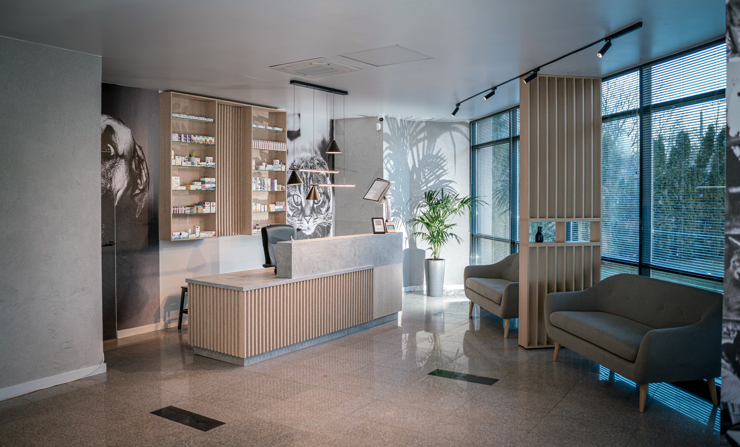 Clinică veterinară București — Recepție și farmacie veterinară